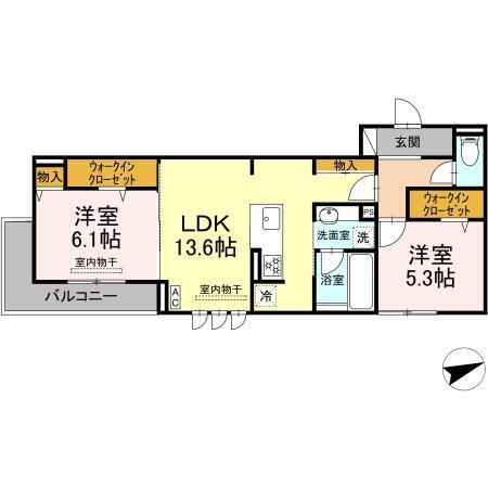 春陽（302） 間取り図画像