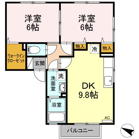 パストラル（103） 間取り図画像