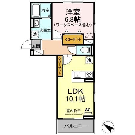 メゾン・ド・フォンテーヌ（301） 間取り図画像