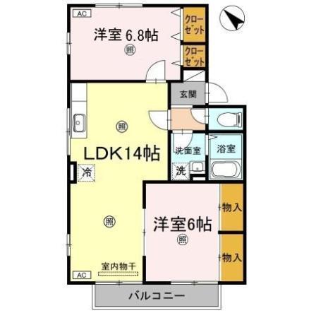 セジュールうえすぎ（205） 間取り図画像