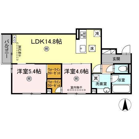 ドルチェ広島駅東（102） 間取り図画像