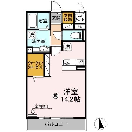 ニューライフコート（302） 間取り図画像