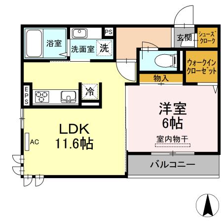 ブルーム宮の町（304） 間取り図画像