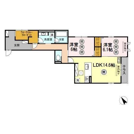  間取り図写真