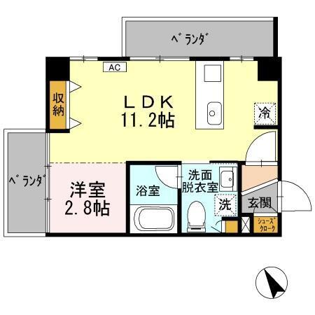 ＨＯＵＳＥ　ＴＡＧＡＷＡ（703） 間取り図画像
