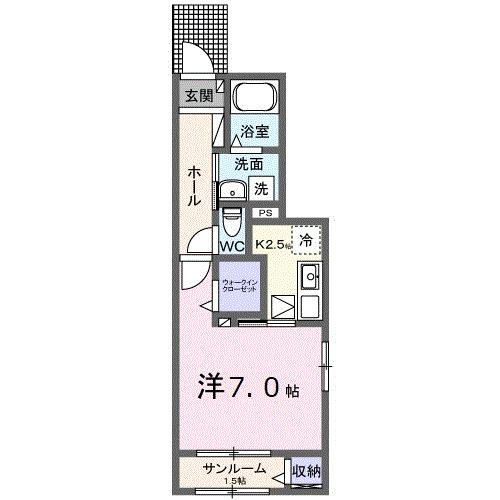 カーサ　健（105） 間取り図画像