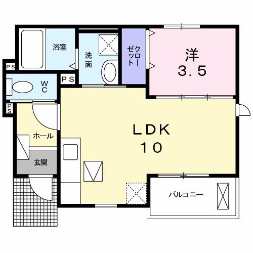 ローレル八木（102） 間取り図画像