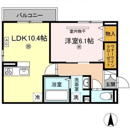 クラウドＭＲ（205） 間取り図画像