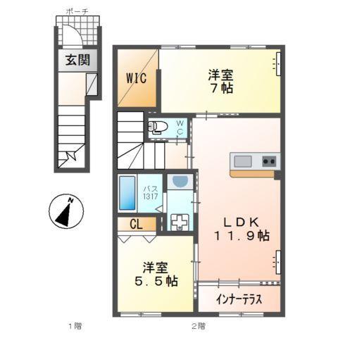  間取り図写真