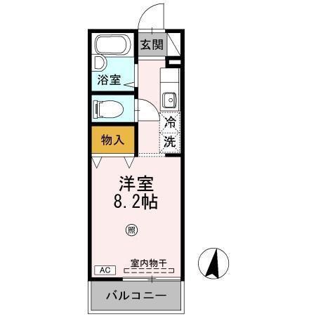セジュール（206） 間取り図画像