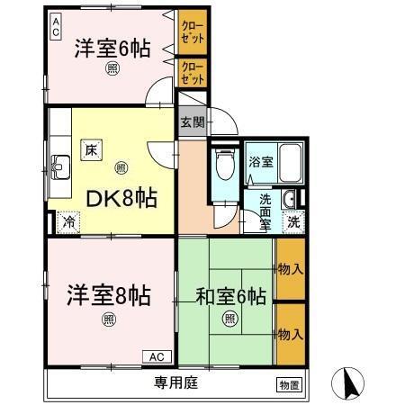 ＭＡＰＬＥ（103） 間取り図画像