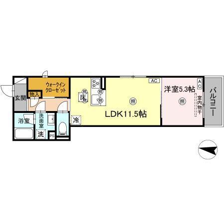 Colermo江波二本松（101） 間取り図画像