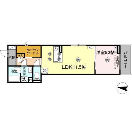 Colermo江波二本松（301） 間取り図画像