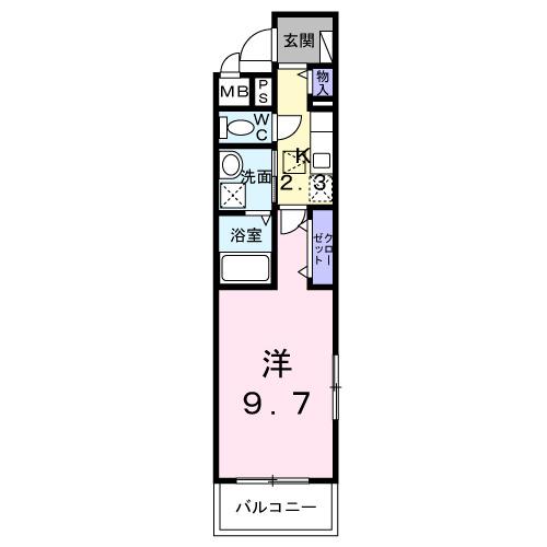 フラワーベル（101） 間取り図画像