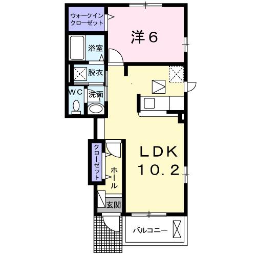 サニ−ユニゾン　Ｃ（102） 間取り図画像