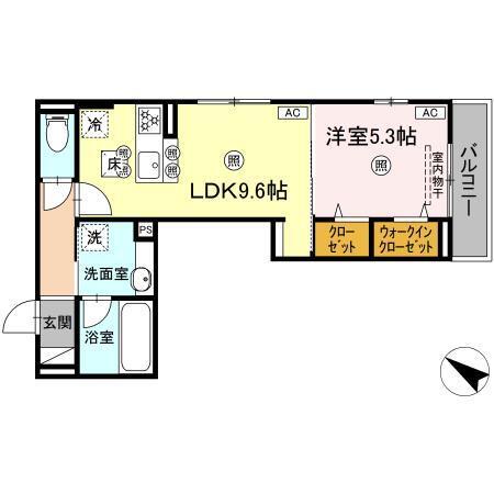 Colermo舟入南（101） 間取り図画像