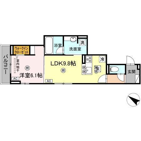Colermo舟入南（103） 間取り図画像