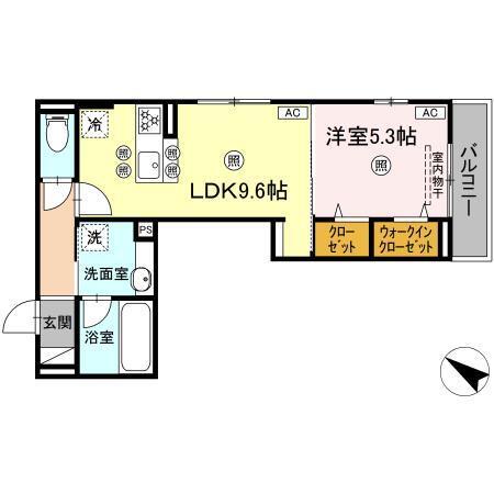 Colermo舟入南（201） 間取り図画像