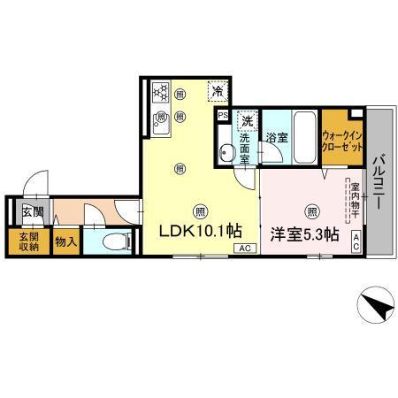 Colermo舟入南（202） 間取り図画像