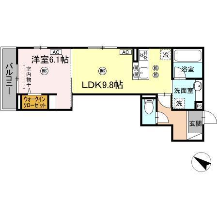 Colermo舟入南（204） 間取り図画像