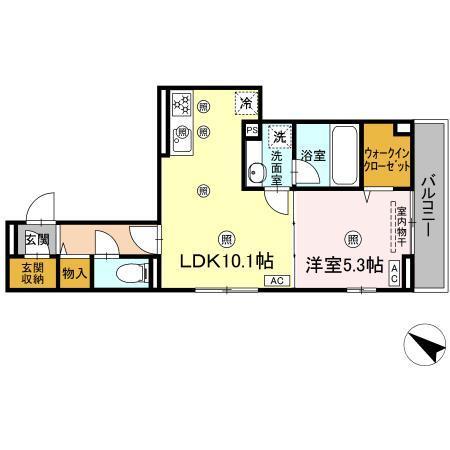 Colermo舟入南（302） 間取り図画像