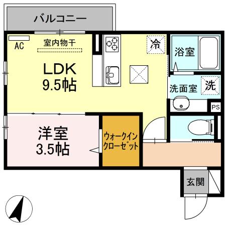 メヌエット（102） 間取り図画像