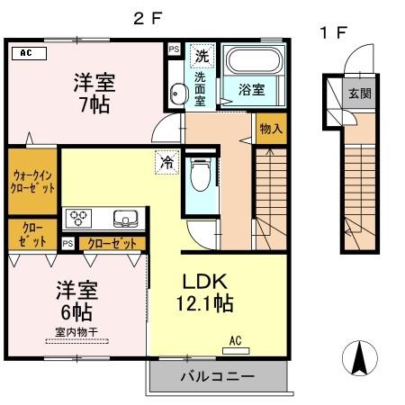 サンクレール（202） 間取り図画像