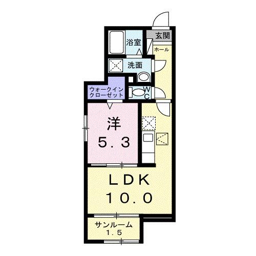 グロリオサ川根（104） 間取り図画像