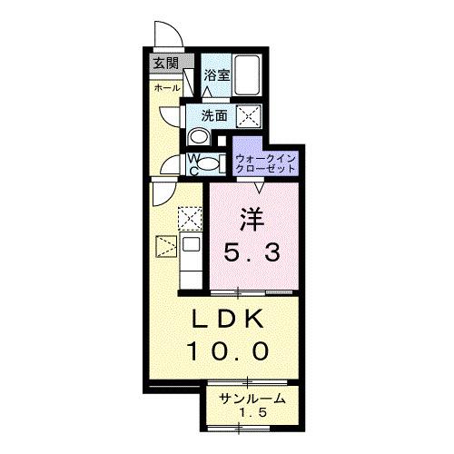 グロリオサ川根（102） 間取り図画像