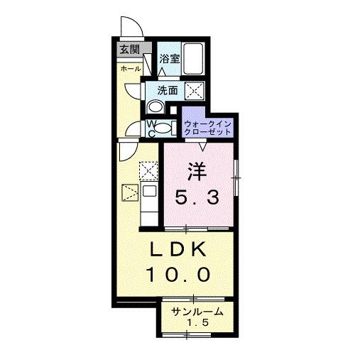 グロリオサ川根（101） 間取り図画像