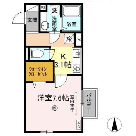セジュールソフィア（202） 間取り図画像