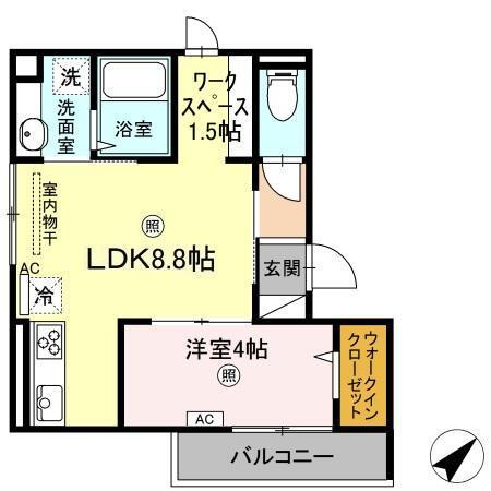 Little７番館（302） 間取り図画像