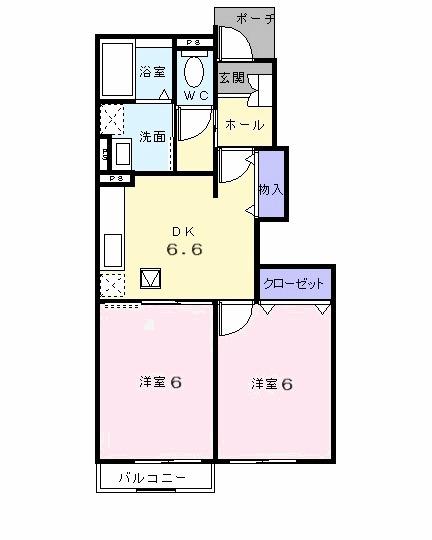 カルムメゾン（103） 間取り図画像