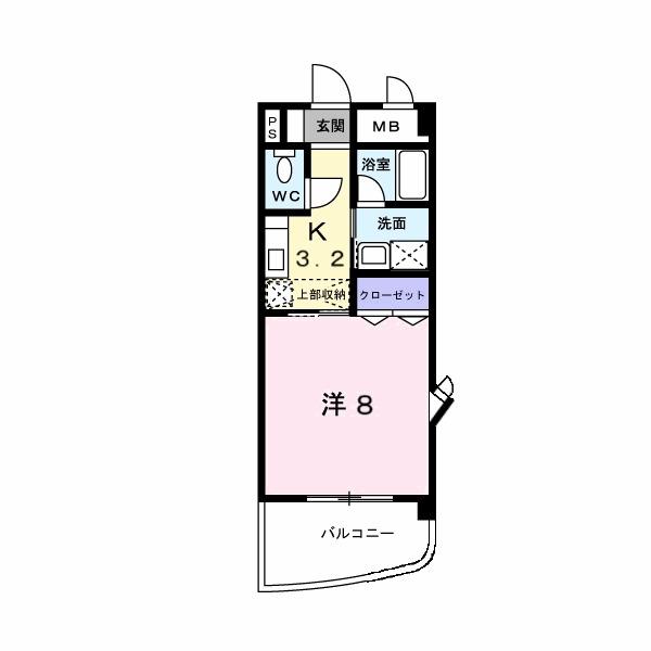 カーサ・デ・ナカスジ（201） 間取り図画像
