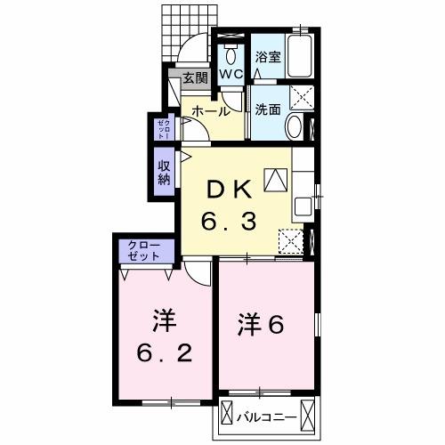 フリーデＴ・Ｍ（101） 間取り図画像
