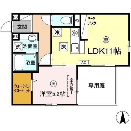 レスポワール・ド・牛田本町（103） 間取り図画像