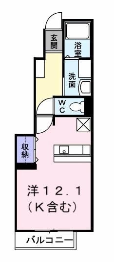 メゾンアルモニー（102） 間取り図画像