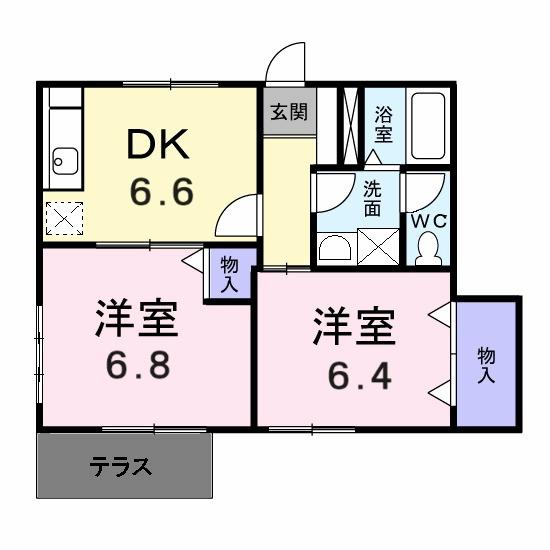 エル・なかすじ（103） 間取り図画像