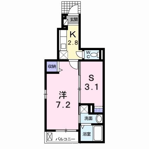 クレールＮ（102） 間取り図画像