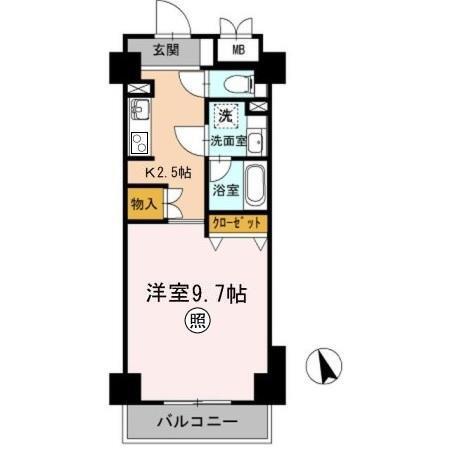 Ｔ−１ＦＬＡＴ（204） 間取り図画像