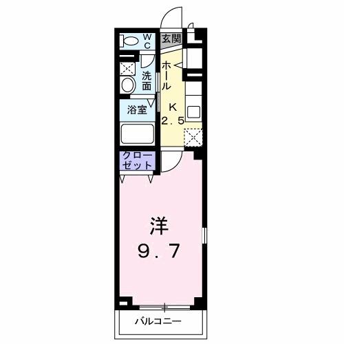 ジェントリー山本（301） 間取り図画像
