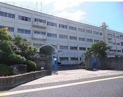 落合中学校：1100m