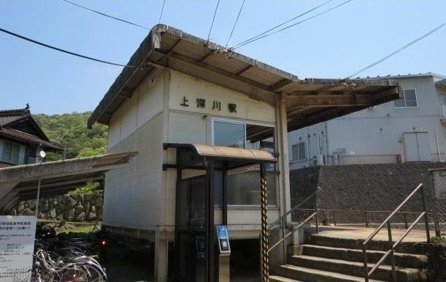 上深川駅：780m