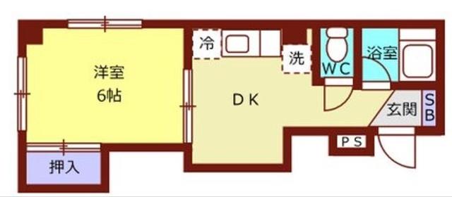 豊島区巣鴨マンション 間取り図画像