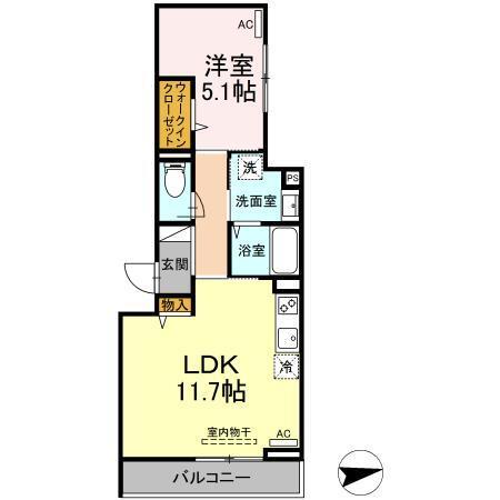 ラリュール上板橋（308） 間取り図画像