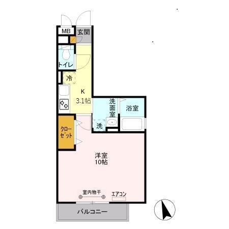 エレガンス・チヨダ（101） 間取り図画像