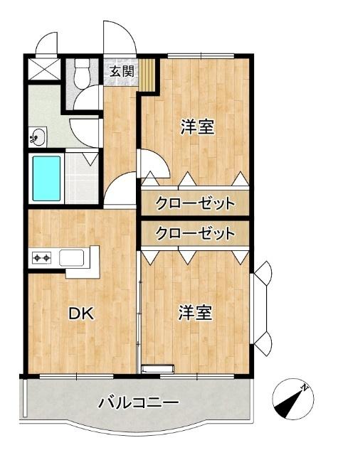 ニューロジュマン（201） 間取り図画像