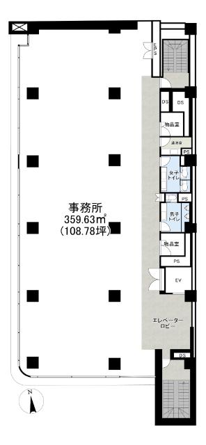 ソーケン本厚木ビル（501） 間取り図画像