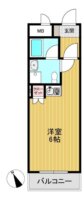ヴィラ・モデルナ（410） 間取り図画像