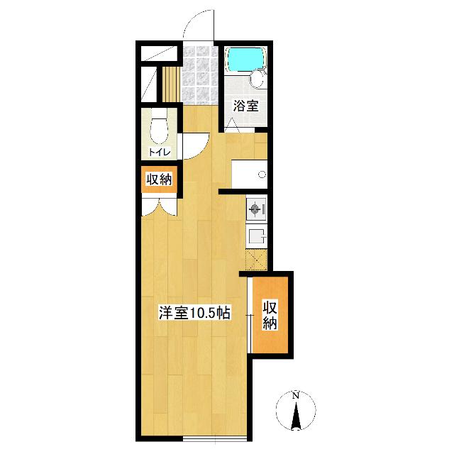 ドルフフジミＢ棟（105） 間取り図画像